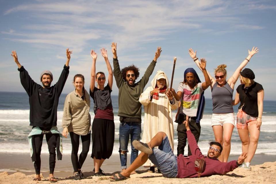 Auberge de jeunesse Sunside Surf House à Taghazout Extérieur photo